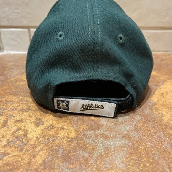 Youth Oakland A's New Era Cap Athletics Official MLB Yellow And Green - Picture 3 of 5